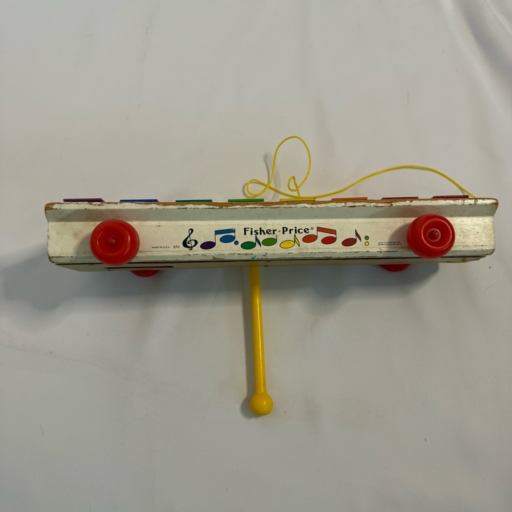 Vintage Rainbow Fischer Price Putt a Tune Xylophone - Picture 2 of 6